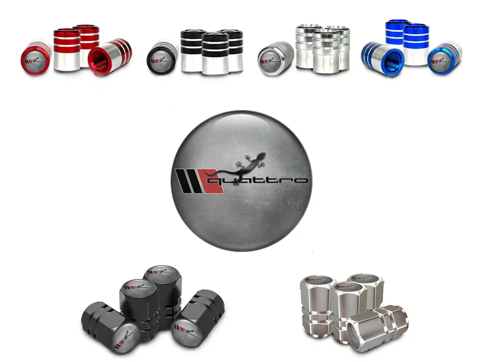 Rim Valve Caps for SUVs Standard Design